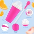 thumbnail image 3 of Taza para hacer granizados, taza mágica para batidos congelados rápidos, taza portátil para hacer granizados de doble capa, máquina de granizados con pajita y cuchara, máquina para hacer helados, rega, 3 of 5