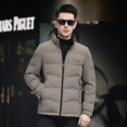 thumbnail image 2 of Chaqueta de plumón ligera para hombre, ropa de diseñador, chaqueta acolchada de lujo para hombre, abrigo de invierno cálido e informal, 2 of 5