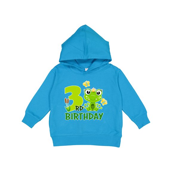 Inktastic 3rd Birthday Princess Frog Toddler Hoodie