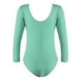 thumbnail image 2 of MSemis Kids Girls Classic Long Sleeves Leotards Ballet Dance Bodysuit, 2 of 3