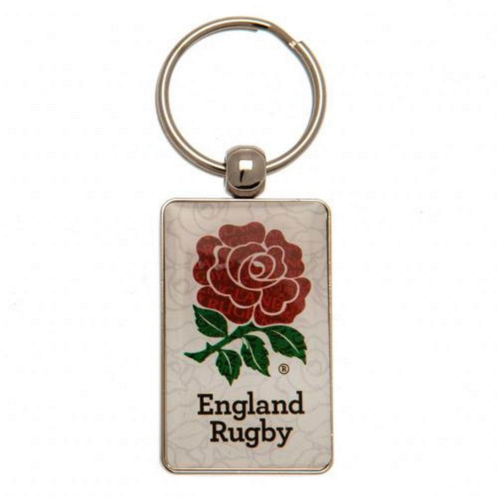 One Size England Rugby Sport Keyring New I Heart Rugby Keyring Red 