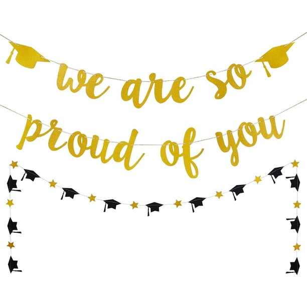 21 Graduation Banner Gold Glitter We Are So Proud Of You Banner Graduation Cap Banner For 21 Graduation Party Decorations Congratulations Grad Party Supplies Walmart Com Walmart Com 21 Graduation Banner Gold Glitter We Are So Proud Of You Banner Graduation Cap Banner For 21 Graduation Party Decorations Congratulations Grad Party Supplies Walmart Com Walmart Com