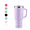 Dusty Lavender, variant on HONGBAKE 40 oz Tumbler with Handle and Straw Lid, Insulated Stainless Steel Tumbler, Travel Mug Fits Cup Holder, Dusty Lavender