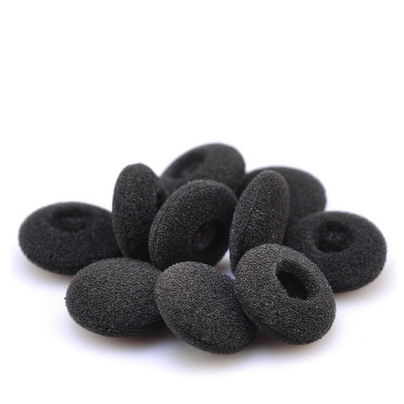 Oraceous 100pcs Replacement Earbud Cushions for Earphones Soft Earbud Sponge Pads Round Earbud Covers Mini Earbud Sponge Earbud Cushion Replacements Earbud Pad Covers