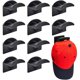 thumbnail image 3 of 2/4/10pcs Baseball Cap Rack Self-Adhesive Wall Mount Supports For Hats Clothes Holder, 3 of 5