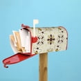 thumbnail image 4 of Lsque Sweet Bee Mailbox Cover Standard Size ,Magnetic Mailbox Covers Post Wraps Letter Box Cover -25.5x21 in, 4 of 9