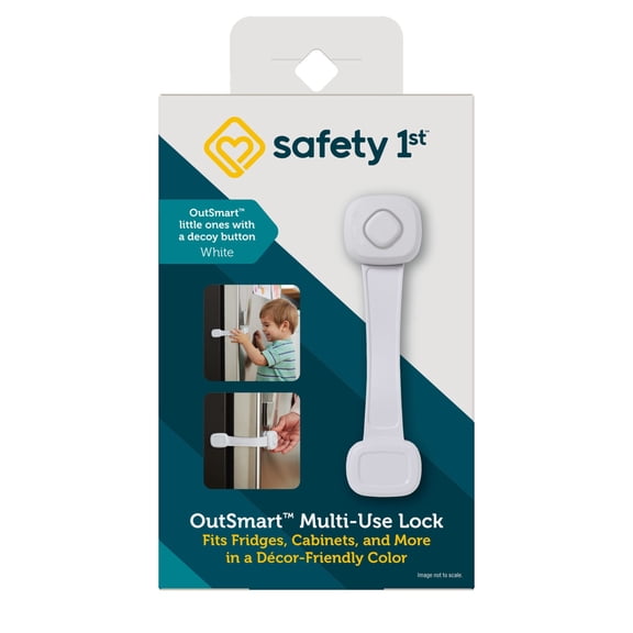 Safety 1st Outsmart Multi Use Lock, White, Toddler
