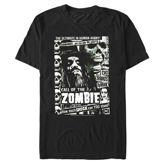 Mens Rob Zombie Call Of The Undead T Shirt