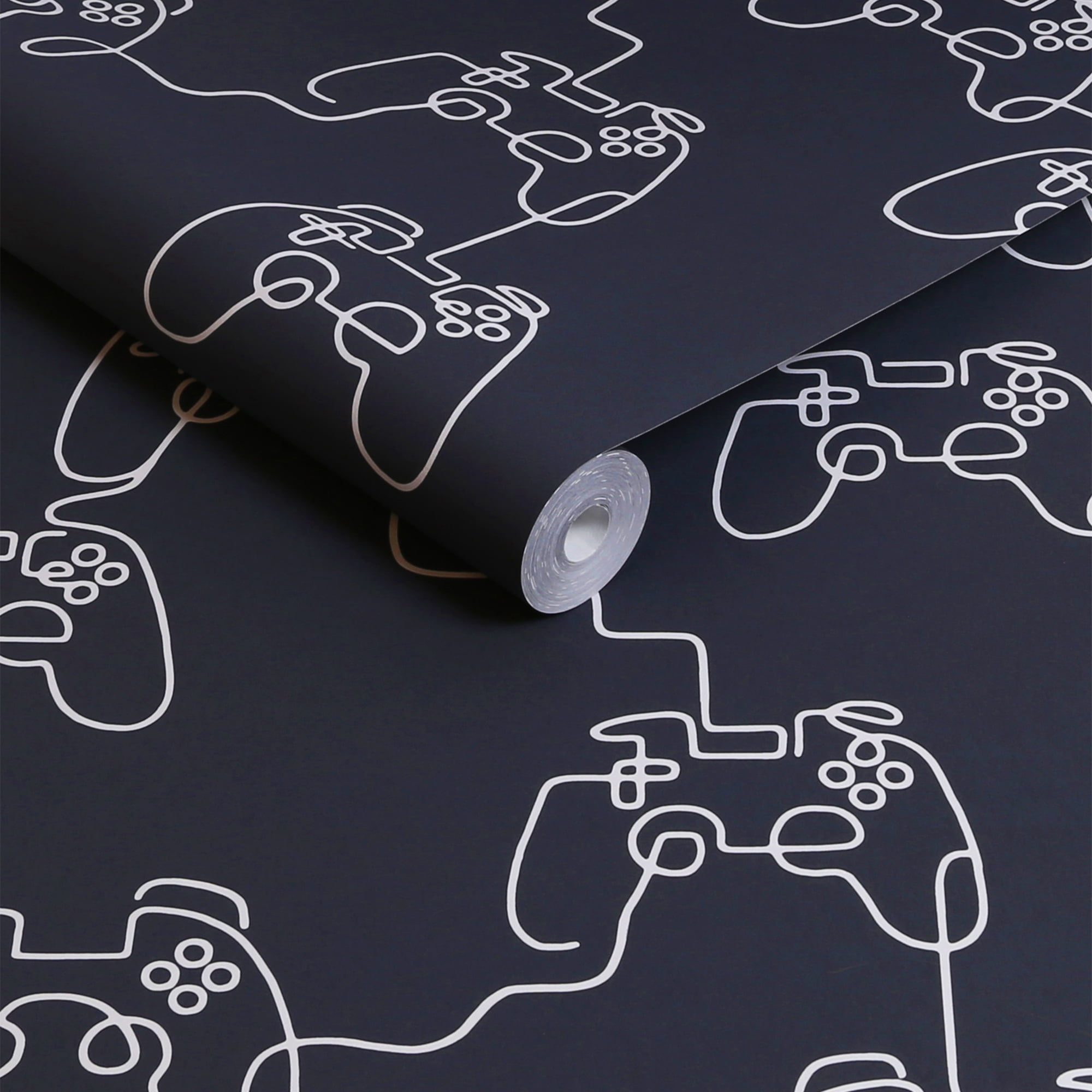 NEXT Gamer Doodle Navy Wallpaper