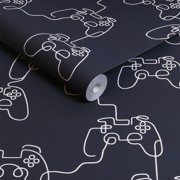 NEXT Gamer Doodle Navy Wallpaper