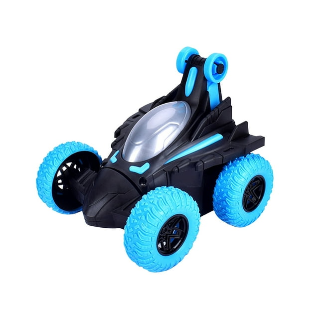 Coche de control remoto, coche acrobático de carreras de 2,4 GHz, doble cara, rotación de 360°, faros LED, todoterreno RC 4x4 de alta velocidad para niños de 3, 4, 5, 6, 7, 8 y 12 años.