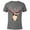 Dark Heather, variant on Hawkeye Cat Holiday Sweater - Short Sleeve Blended T-Shirt for Adults – Customized-Ocean Blue