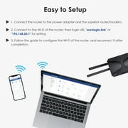 WiFi 6 AX3000 WiFi Router, Gigabit Mesh Router with MU-MIMO/Beamforming/OFDMA, Support 160MHz & IPv6