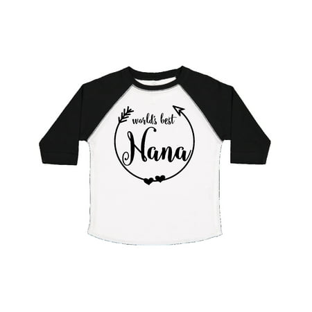 

Inktastic World s Best Nana Gift Toddler Toddler Girl T-Shirt