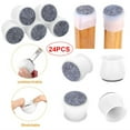 thumbnail image 3 of 24Pack Ruby Slider Chair Leg Protector For Hardwood Floors, Fits All Shape Chair, 3 of 5