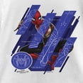 thumbnail image 2 of Girl's Marvel Spider-Man: No Way Home Suit Blueprint Panels  Graphic Tee White Medium, 2 of 4