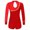 Red, variant on DPOIS Girls' Gymnastics Leotard Mesh Splice Ballet Dance Unitard Jumpsuit