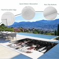 thumbnail image 3 of Black Christmas Outdoor Rug for Patio/Deck/Porch, Non-Slip Large Area Rug 6 x 9 Ft, Snowman Snowflake Winter Birds Indoor Outdoor Rugs Washable Area Rugs, Reversible Camping Rug Carpet Runner, 3 of 8