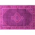 thumbnail image 1 of Ahgly Company Indoor Rectangle Medallion Pink Traditional Area Rugs, 8' x 12', 1 of 4