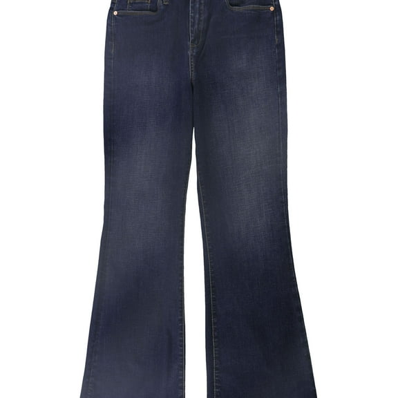 [BLANKNYC] Womens High Rise Flared Jeans, Blue, 24