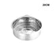 thumbnail image 4 of Bearachild Cesta de vapor de acero inoxidable plateada Utensilios de cocina fáciles de cocinar para una cocina saludable Vaporera de alimentos Cocina y Comedor 304 20CM, 4 of 6