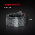thumbnail image 3 of Fiber Molding Strips Soft Black Decorative Bumper Bars DIY Threshold Stickers Edge Guard Plate Car Sticker 2m, 3 of 9