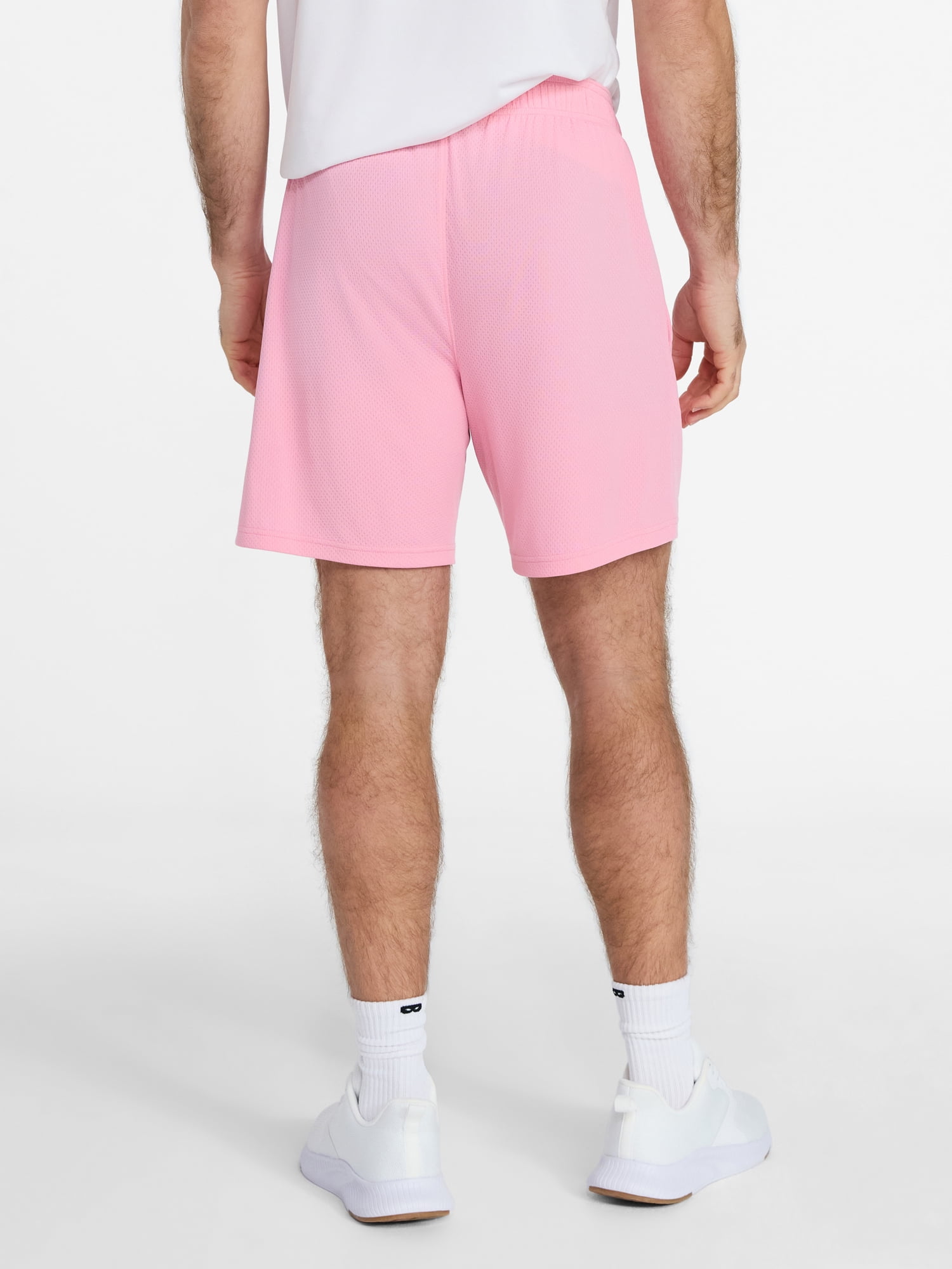 Athletic Works Men's and Big Men's Mesh Shorts, 7" Inseam, Sizes S-5XL