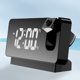 thumbnail image 3 of Relojes de escritorio digitales pantalla LED espejo superficie despertador para dormitorio oficina, 3 of 7