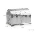 thumbnail image 2 of Silver-sprayed Hunt Pirate Hidden Box Plastic Decorative, 2 of 5