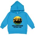 thumbnail image 2 of Inktastic Yellowstone National Park with Bear Mountains and Trees Cricle Toddler Hoodie, 2 of 4