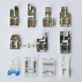 SEXAGESIMO 11Pcs Sewing Machine Foot Kit, Universal Low Shank Presser