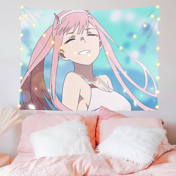 Tapiz decorativo para colgar en la pared Darlings in Franxxs Anime