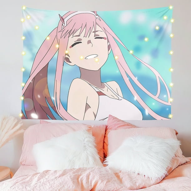Tapiz decorativo para colgar en la pared Darlings in Franxxs Anime