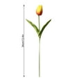 thumbnail image 4 of Inteprter Mini flor artificial, lirio único, tulipán, flor monarca, flor falsa de PU, decoración para el hogar y la Oficina, decoración para Flores artificiales naranja Inteprter HA6563-02B, 4 of 6