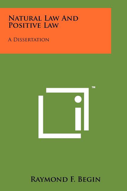 dissertation on natural law