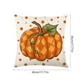 thumbnail image 3 of Gallickan Fall Pillow Case, Halloween Pumpkin Pillow Cover, Fall Pillowcase Harvest Festival Thanksgiving Holiday Decoration, Soft Sofa Couch Decoration for Home, A, 3 of 6