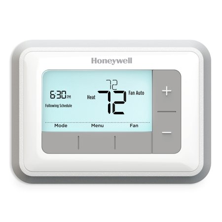 Honeywell RTH7560E1001 Gray/White 7-Day Programmable Thermostat