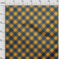 thumbnail image 2 of oneOone Viscose Jersey Fabric Tartan Check Printed Craft Fabric BTY 60 Inch Wide, 2 of 4