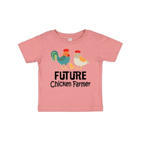 

Inktastic Future Chicken Farmer Childs Gift Baby Boy or Baby Girl T-Shirt