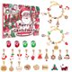 thumbnail image 1 of Regalos del calendario navideño 2024, kits de fabricación de pulseras caseras para niños y adultos, regalos de joyas del calendario navideño de 24 días, 1 of 7