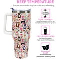 thumbnail image 3 of Pitbull Tumbler Pitbull Mug Gifts for Pitbull Lovers Owners 40Oz Pitbull Cup with Lid and Straw - Stainless Steel Insulated Water Bottle, 3 of 6