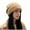 Khaki, variant on Women's Winter Fashion Beanie Knitted Pile Hat With Warm Earmuffs, Woolen Cold Hat Khaki