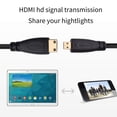 thumbnail image 2 of Cable adaptador HDMI BronaGrand Micro HDMI tipo D a Mini HDMI tipo C de 0,3 m, 2 of 7