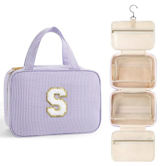 Neceser de viaje TOPEAST para mujer, colgante, color morado