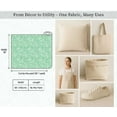 thumbnail image 7 of Soimoi Cotton Canvas | 56" Wide, Sold by 3 Yard | Floral Pattern - Green | Durable Medium Weight Fabric for Bags, Curtains, Crafts & Dcor, 7 of 7