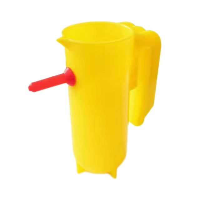 koolsoo Indoor Lamb Feeding Cups Large Capacity Nursing Feeding Tool for Puppy Cow , Yellow