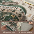 thumbnail image 7 of SIXHOME 9'x12' Vintage Distressed Eastern Classic Area Rug Washable Retro Medallion Carpet Neutral Oriental Traditional Rugs for Living Room Bedroom Kitchen Dining Room Home Decor Green, 7 of 7
