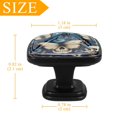 thumbnail image 4 of 4 Pcs Cabinet Handle Drawer Pulls Skull Butterfly Knobs with Screws Square Furniture Office Cabinet Knob Decoration, 4 of 7