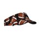 thumbnail image 1 of Balery Brown Football On Black Gorra deportiva con visera ajustable para mujer y hombre (talla única), 1 of 7