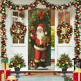 thumbnail image 4 of LmnLft Santa Claus Christmas Door Curtain, 90x180cm Holiday Door Hanging Banner for Festive Party Decoration, 4 of 6